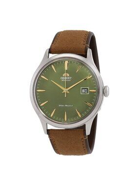 NWT Orient Bambino Version 4 Automatic Green Dial Men's Watch